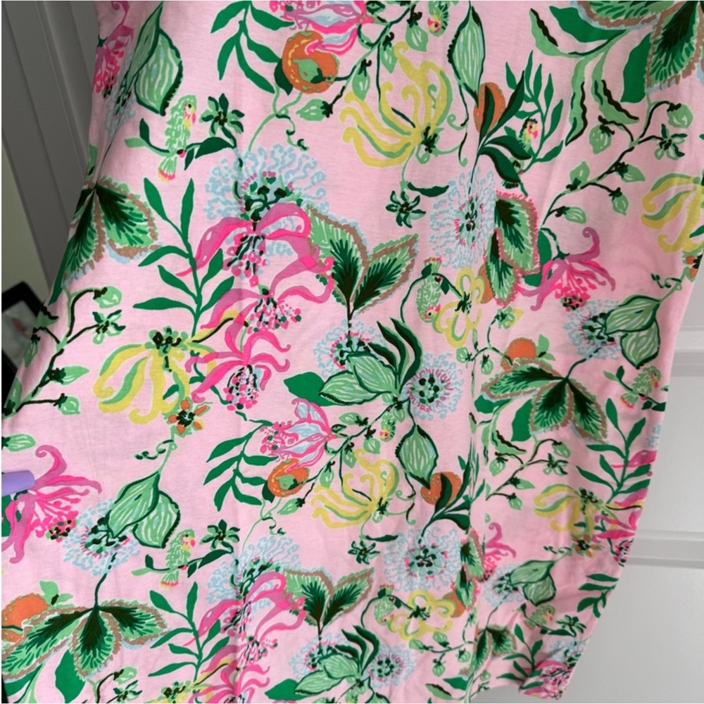 Lilly Pulitzer NWT Lilly Pulitzer Hallie Short Sleeve Dress Floral Size XL - Picture 8 of 12